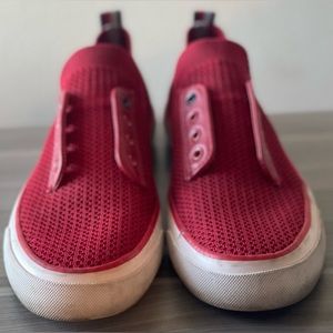 Red Tommy Hilfiger sneakers